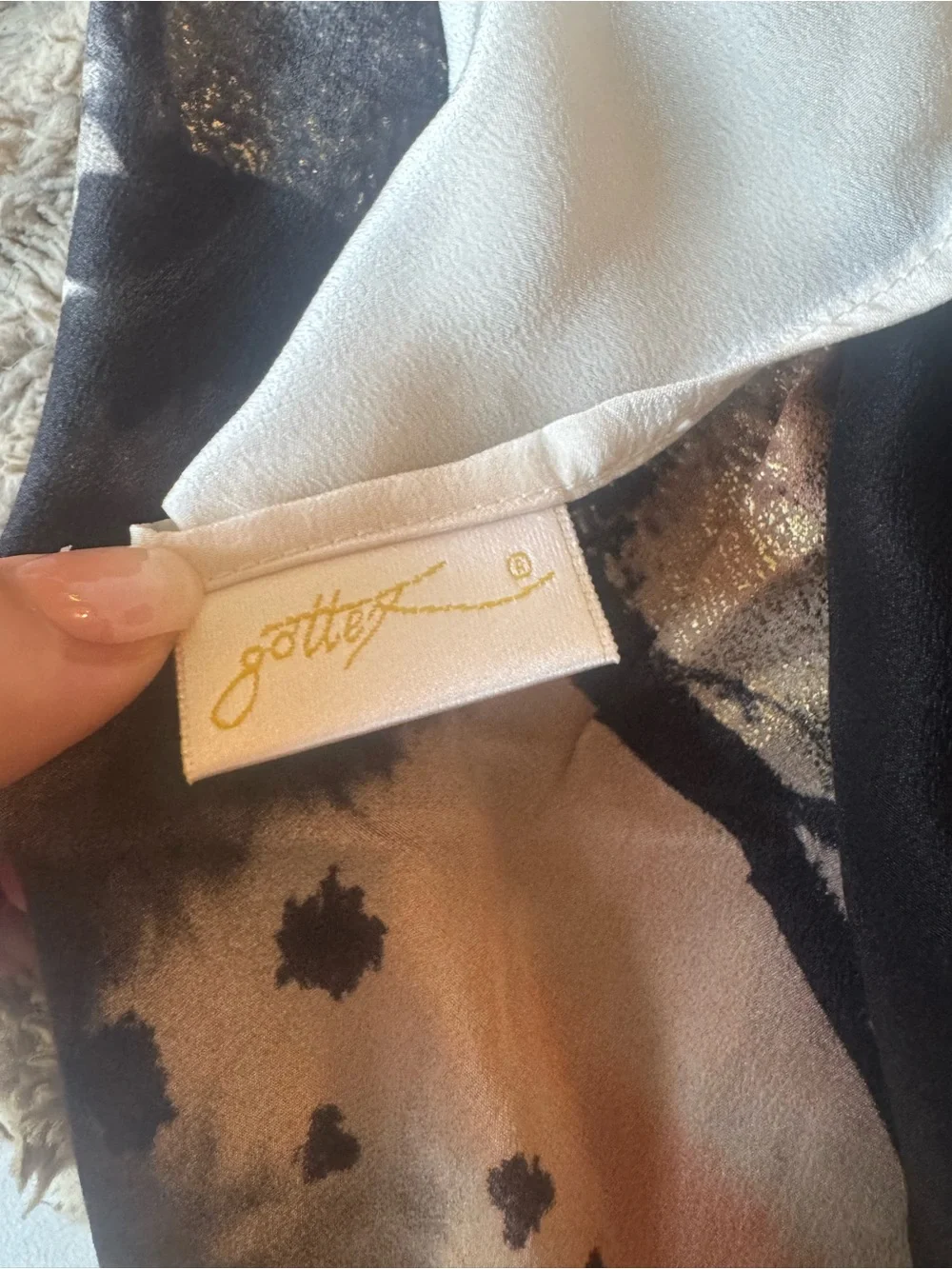 Gottex Silk scarf floral